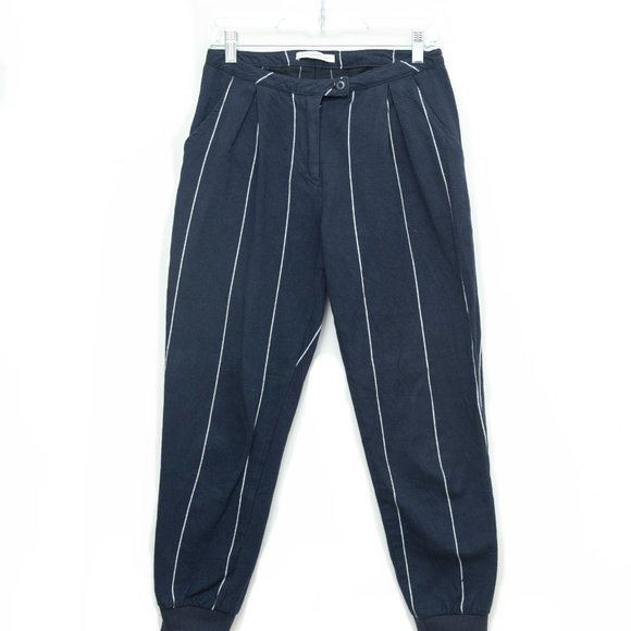 Objects Without Meaning Pinstripes Jogger Jeans - Picture 2 of 8